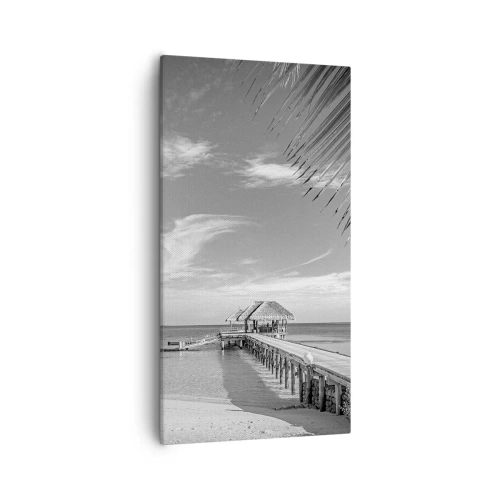 Bild auf Leinwand - Leinwandbild - Erinnerung oder Traum? - 55x100 cm