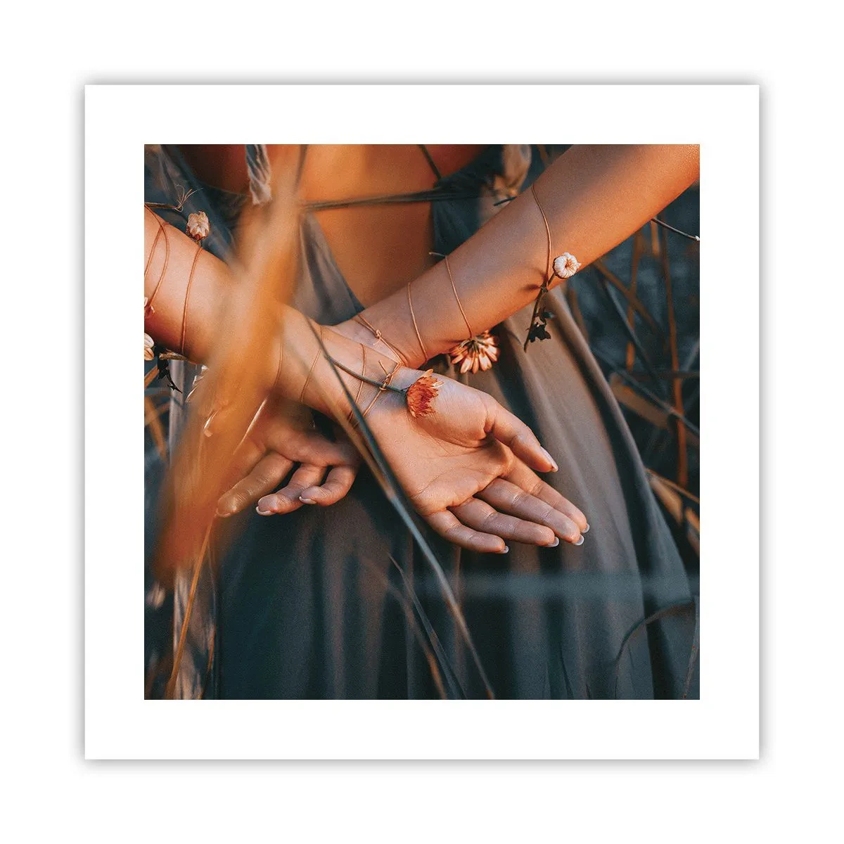 Poster - Verbunden mit der Natur - 40x40 cm