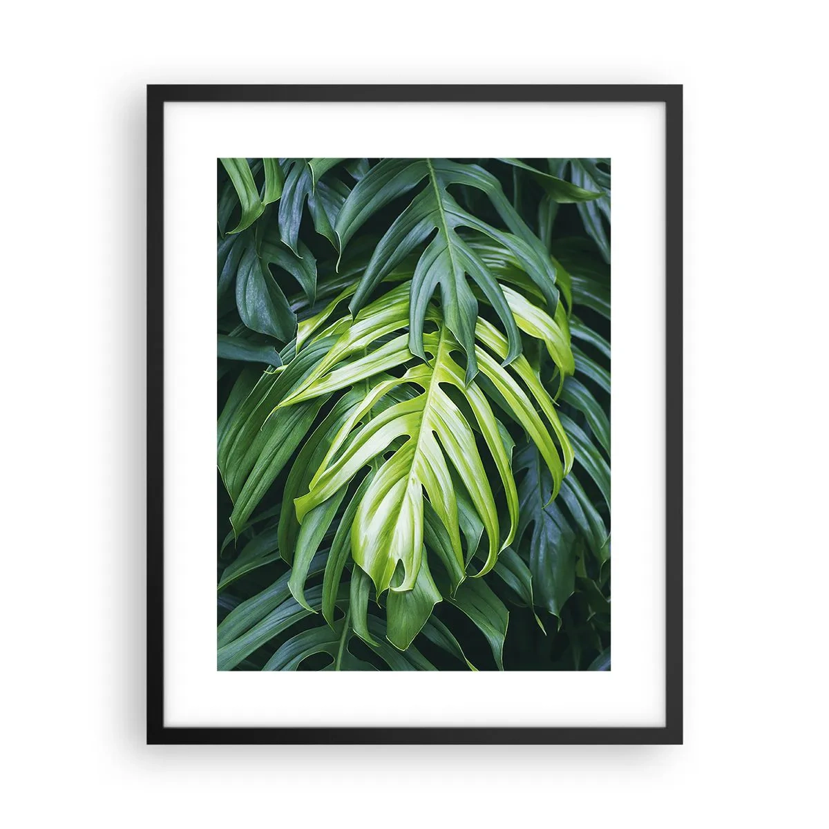 Poster in einem schwarzem Rahmen - Tauchen Sie ein in die Frische - 40x50 cm
