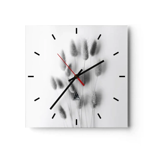 Wanduhr - Glasuhr - Eure flauschige Grashoheit - 40x40 cm