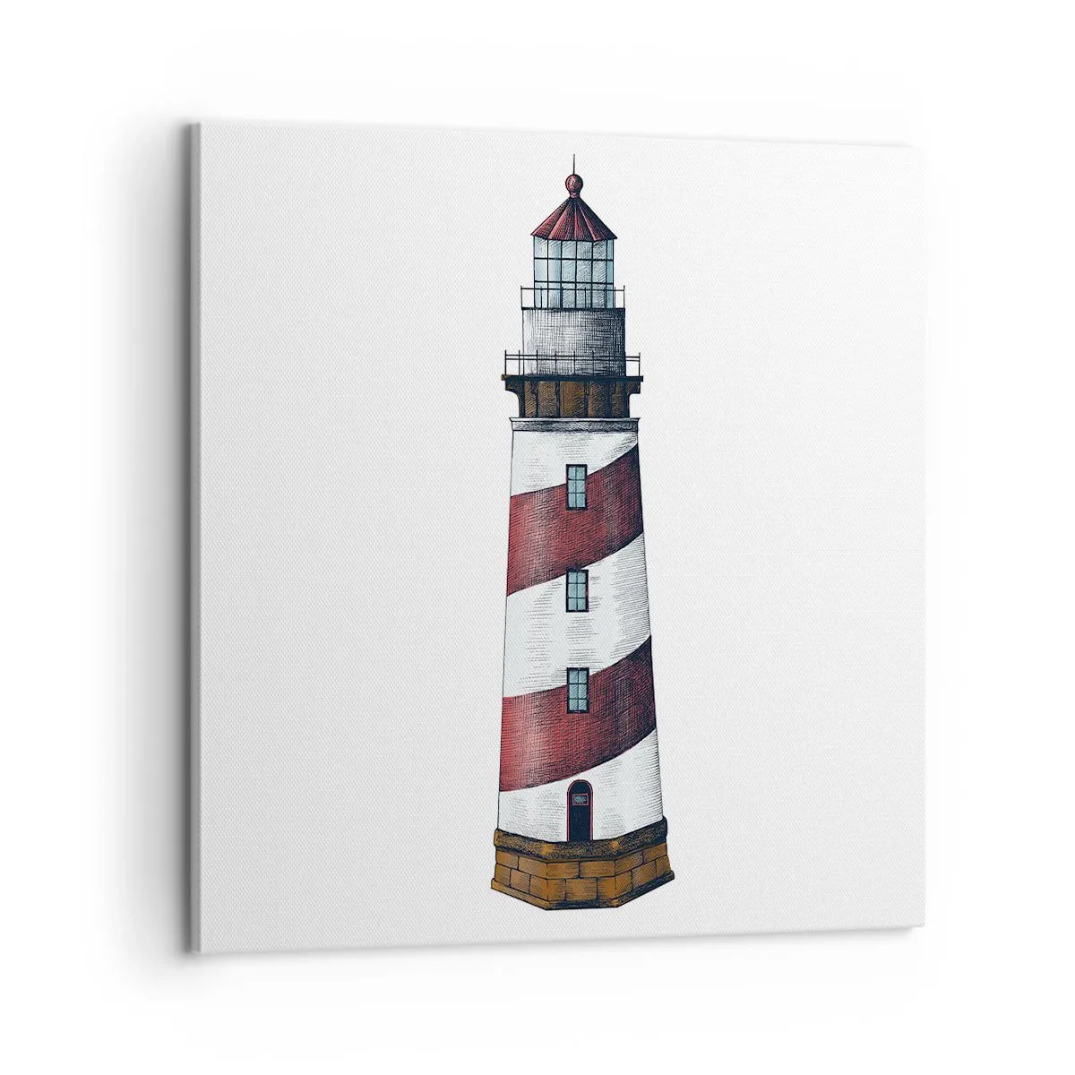 Bild auf Leinwand - Leinwandbild - Immer auf der Hut - 60x60 cm