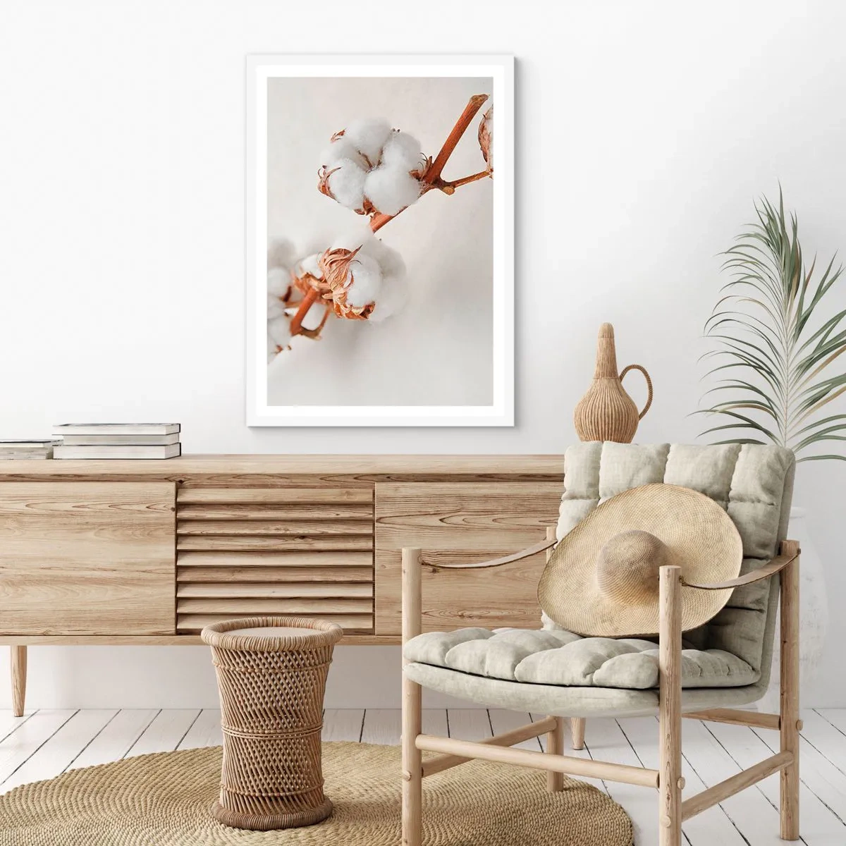 Poster in einem weißen Rahmen - Nur umarmen - 50x70 cm