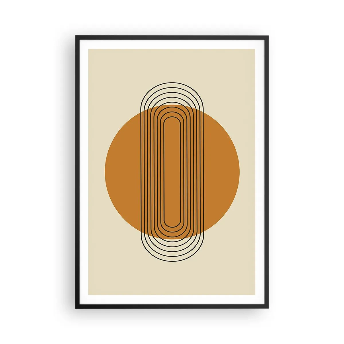 Poster in einem schwarzem Rahmen - Perfekter Plan - 70x100 cm