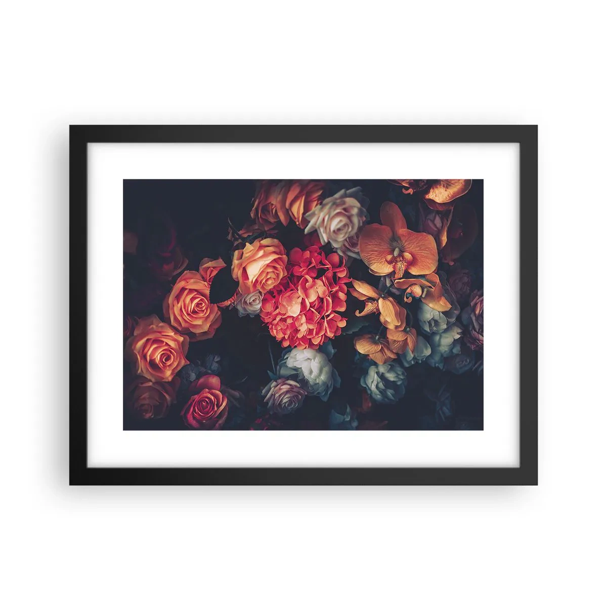 Poster in einem schwarzem Rahmen - Wie bei den holländischen Meistern - 40x30 cm