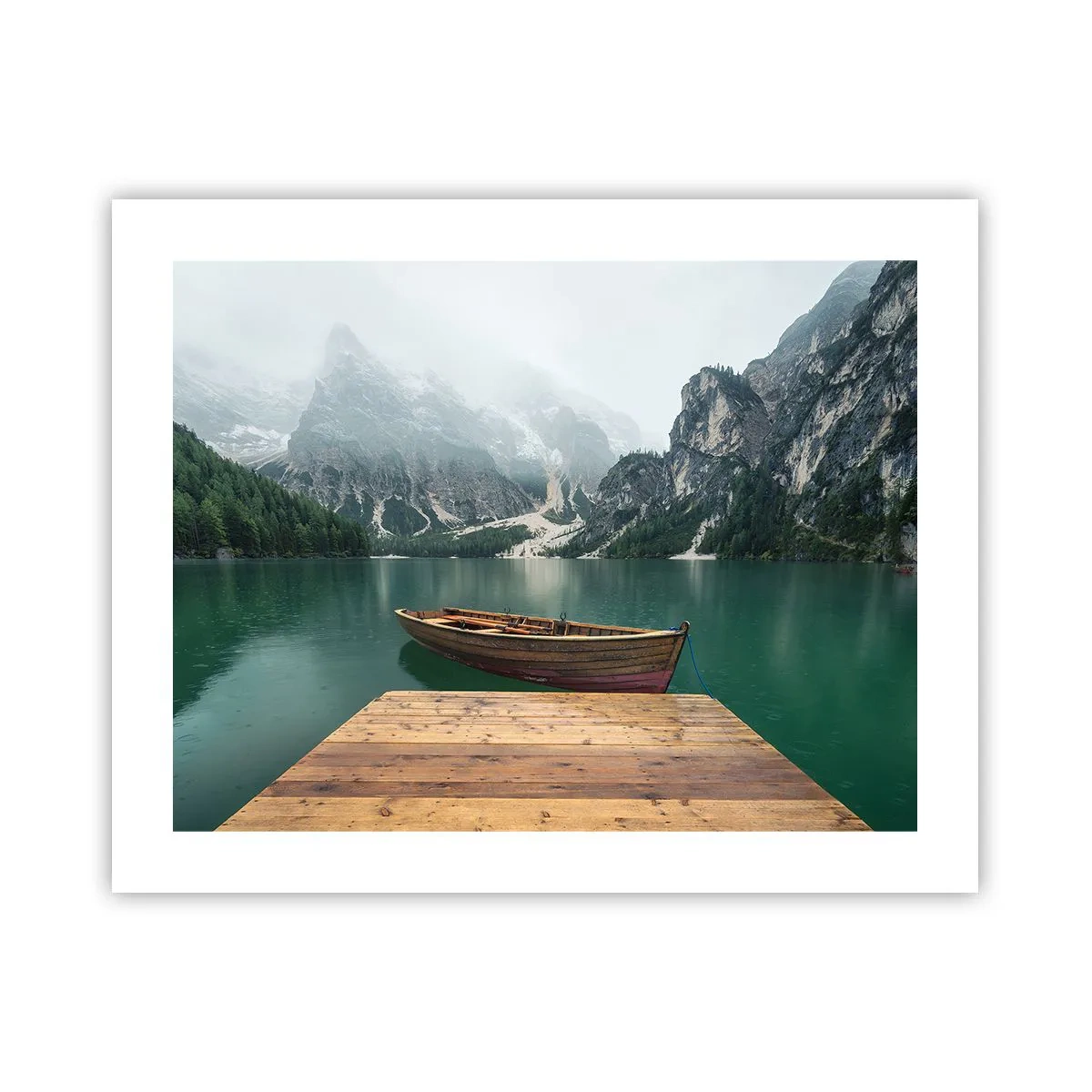 Poster - Und die stolzen Felsen der Stirn - 50x40 cm