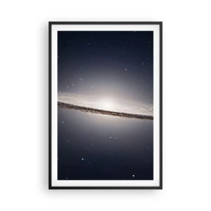 Poster in einem schwarzem Rahmen - Vor langer Zeit in einer weit entfernten Galaxie ... - 61x91 cm