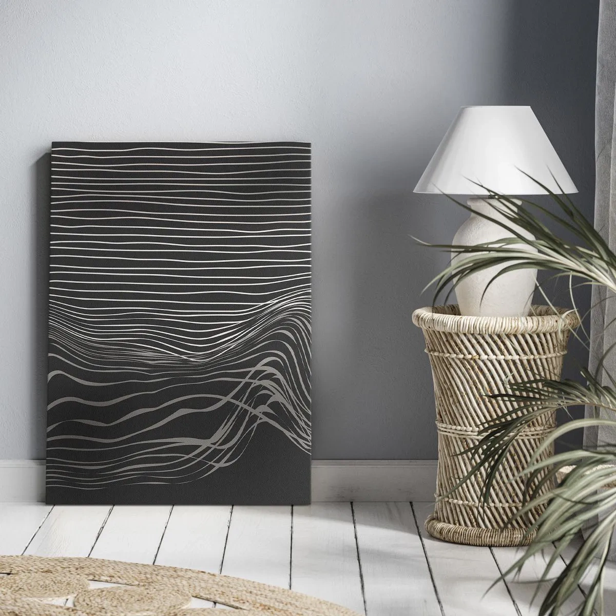 Bild auf Leinwand - Leinwandbild - Rhythmus und Akzent - 55x100 cm