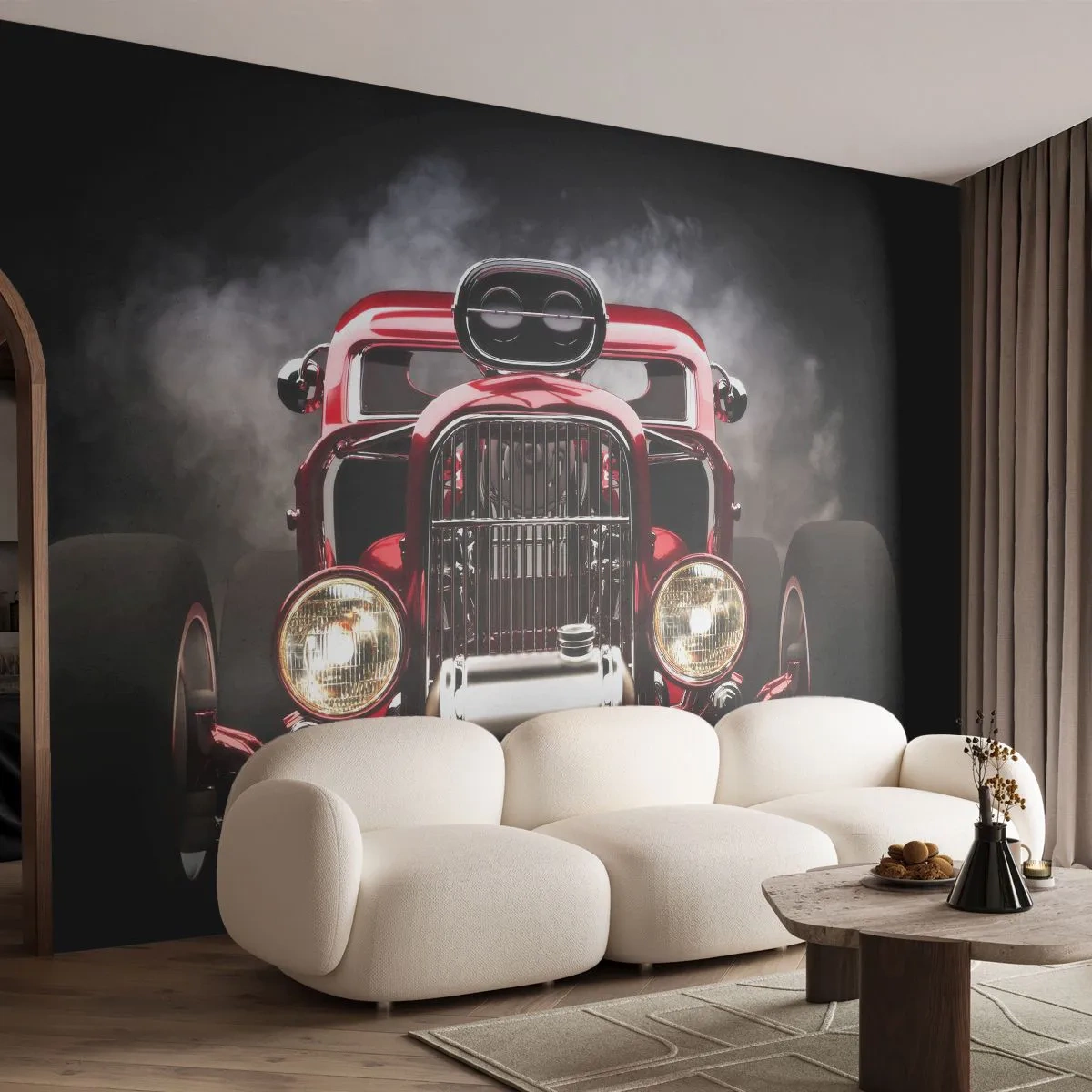 Fototapete Premium Canvas - Schnell und wahnsinnig schön - Automobil, Auto, Sport - 300x210 cm