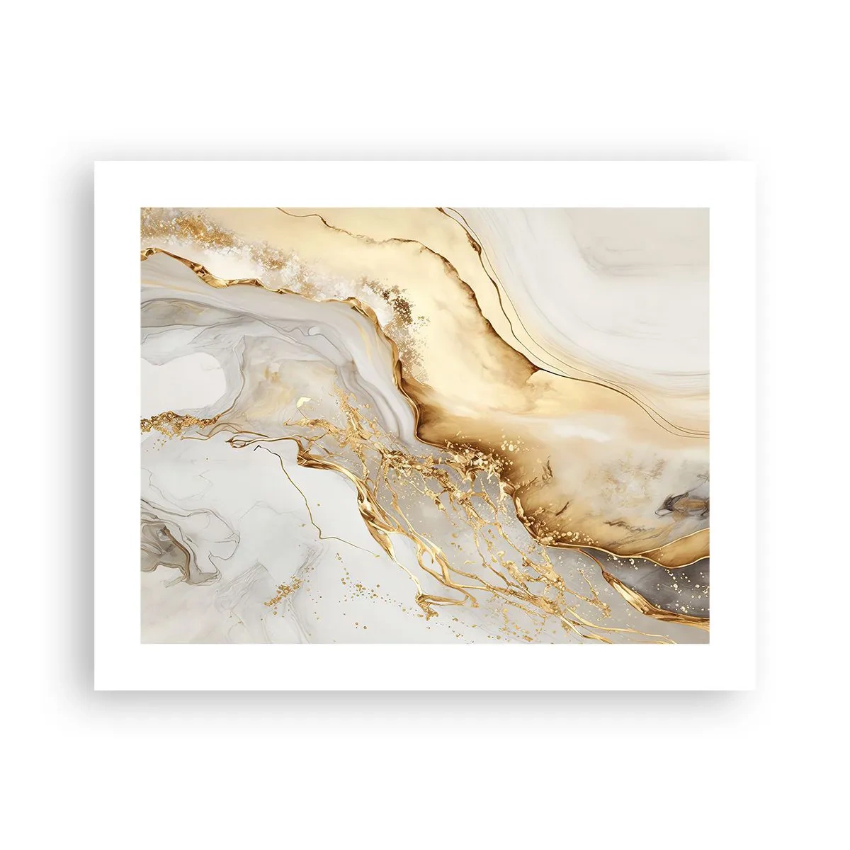 Poster - Abstraktion: Schönheit und Güte - 50x40 cm