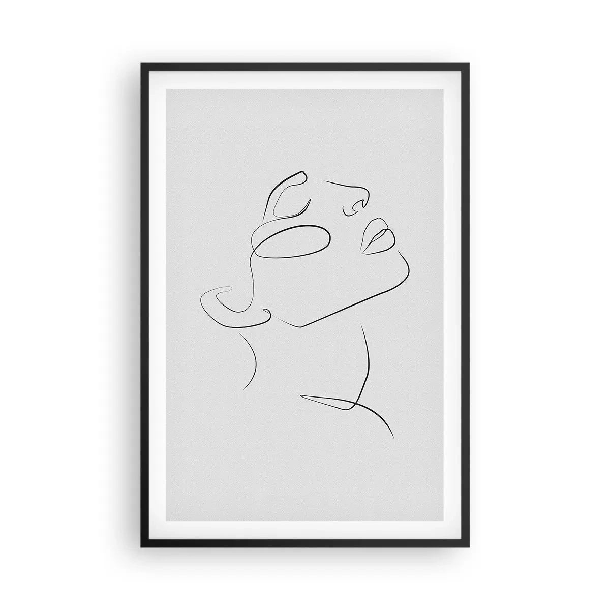 Poster in einem schwarzem Rahmen - Die Drehungen und Wendungen der Träume - 61x91 cm