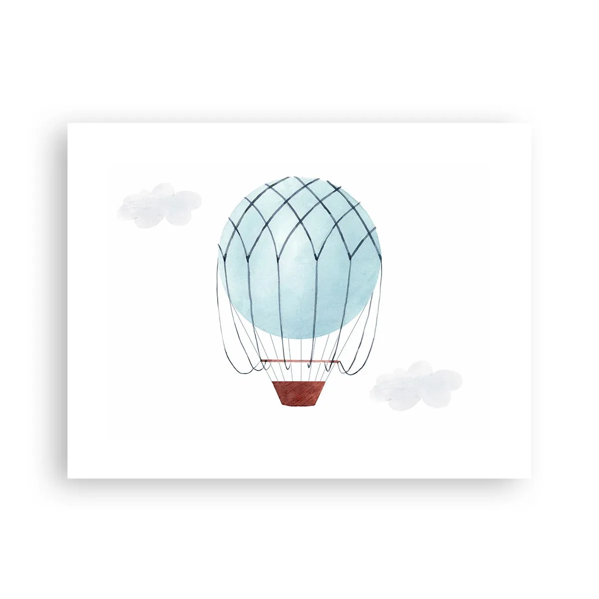 Poster - Ganz in den Wolken - 40x30 cm