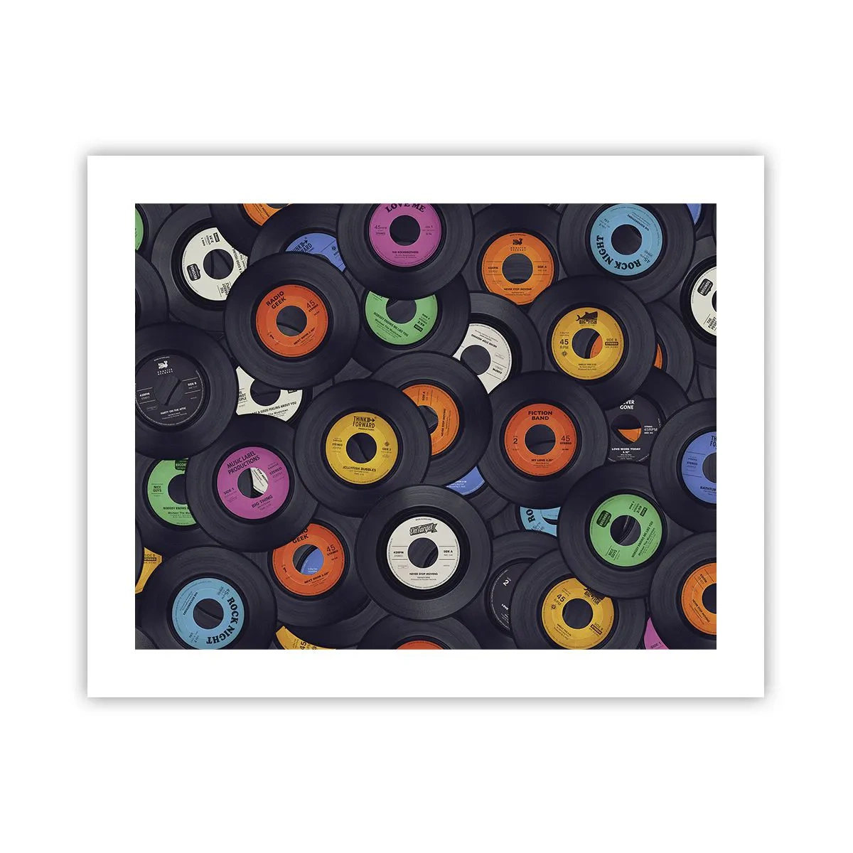 Poster - Farben der Klassiker - 50x40 cm