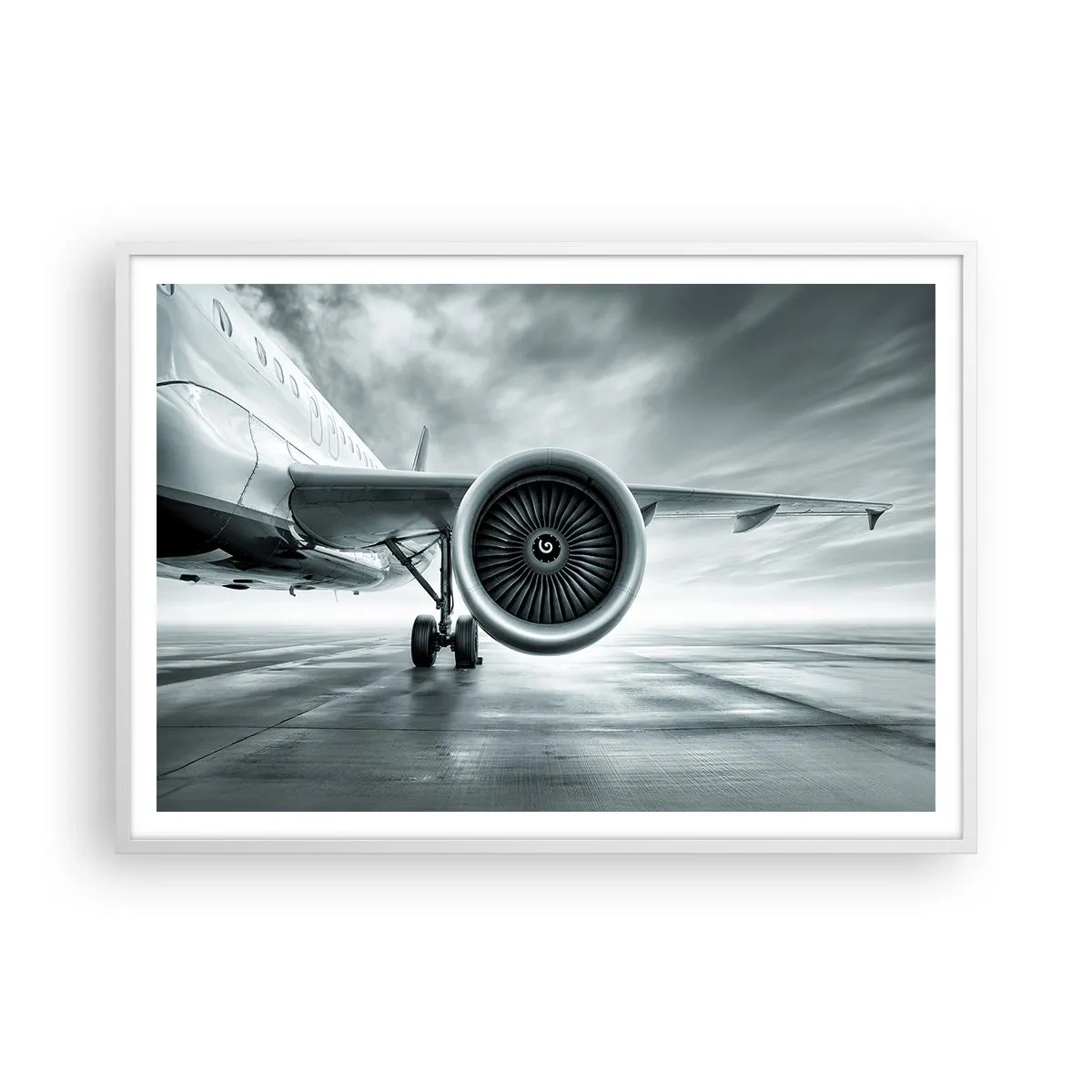 Poster in einem weißen Rahmen - Die Macht ist da! - 100x70 cm