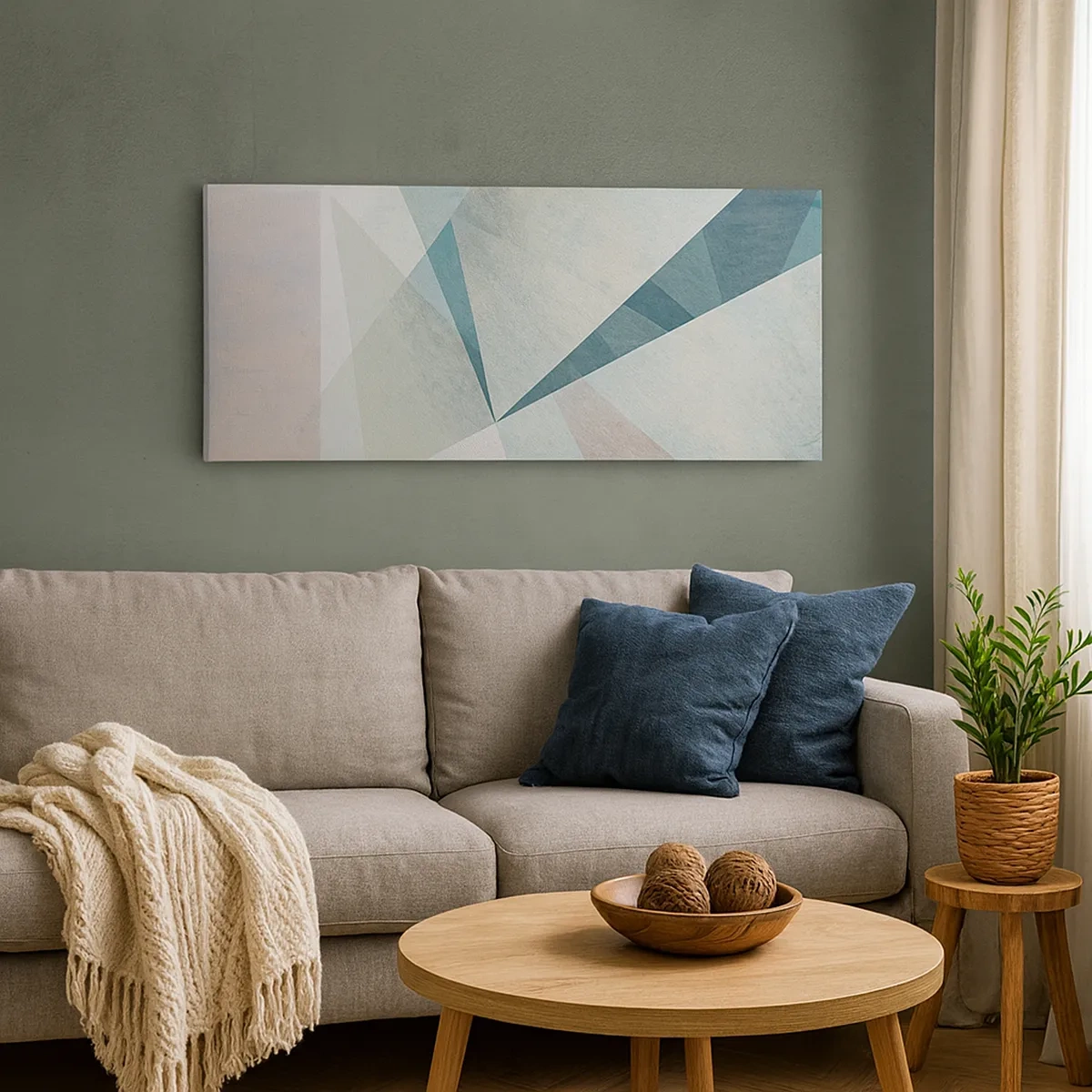 Bild auf Leinwand - Leinwandbild - Einfach aber dynamisch - 30x30 cm