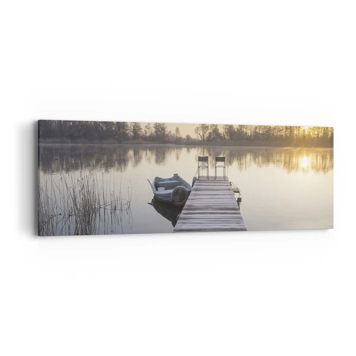 Bild auf Leinwand - Leinwandbild - Ich komme nach einiger Zeit zurück - 90x30 cm