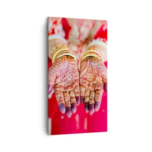 Bild auf Leinwand - Leinwandbild - Bereit, das Glück zu fangen? - 45x80 cm