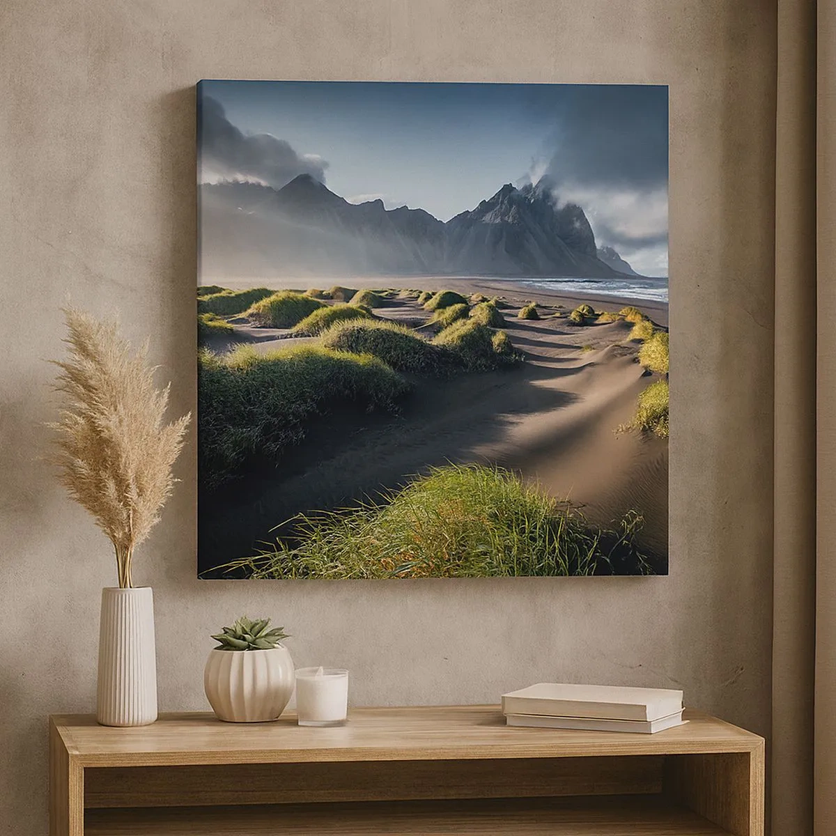 Bild auf Leinwand - Leinwandbild - Harmonie der Elemente - 30x30 cm