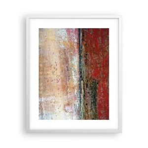 Poster in einem weißen Rahmen - Vielleicht liegt es am Meer - 40x50 cm