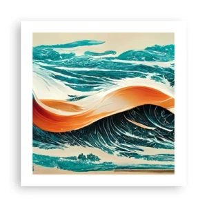 Poster - Traum eines Surfers - 50x50 cm