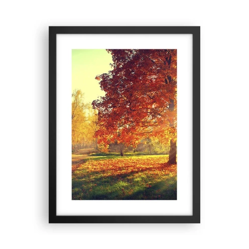 Poster in einem schwarzem Rahmen - Unhöflich ist schön - 30x40 cm