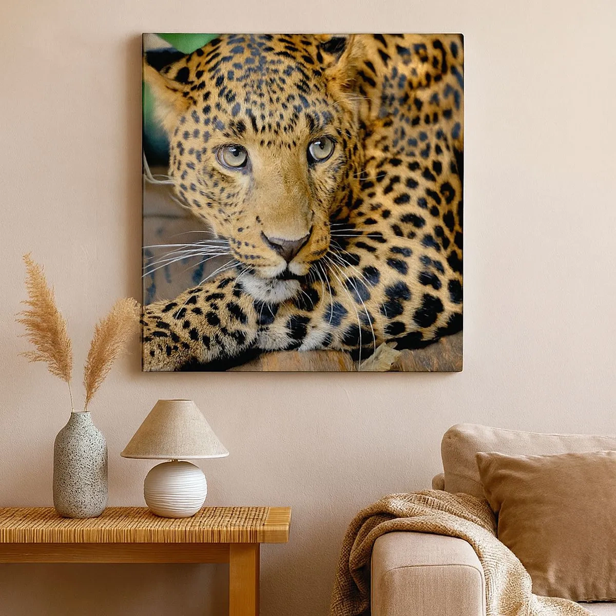 Bild auf Leinwand - Leinwandbild - Keine Angst, komm mal her - 30x30 cm