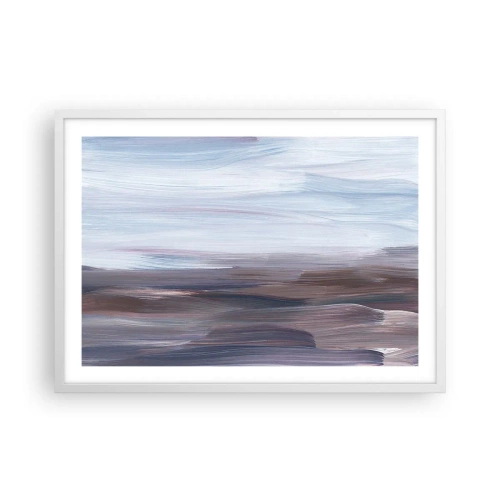 Poster in einem weißen Rahmen - Elemente: Wasser - 70x50 cm