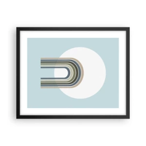 Poster in einem schwarzem Rahmen - Unwiderstehliche Anziehungskraft - 50x40 cm