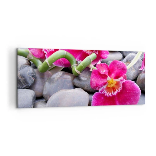 Bild auf Leinwand - Leinwandbild - Kühlen und erhitzen - 100x40 cm