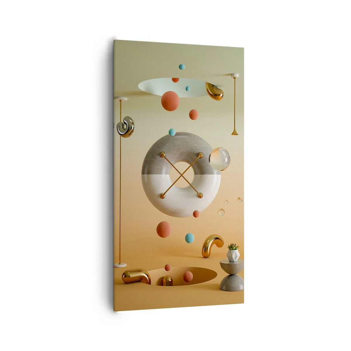 Bild auf Leinwand - Leinwandbild - Alles kann passieren - 65x120 cm