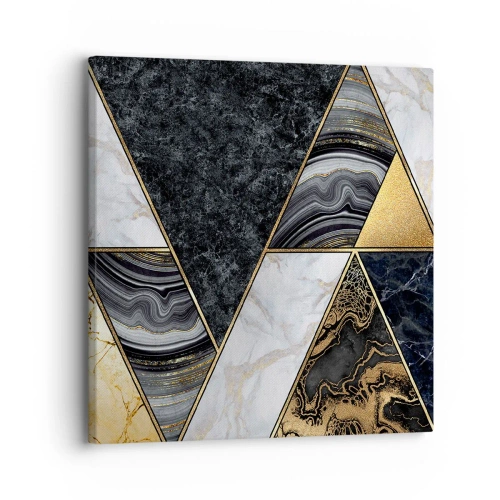 Bild auf Leinwand - Leinwandbild - Stein um Stein - 30x30 cm