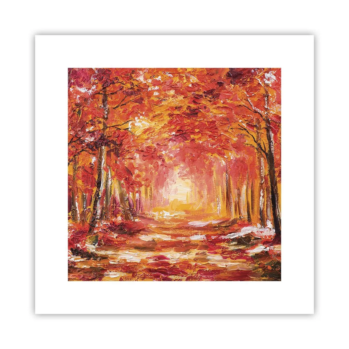 Poster - Kupferwald - 30x30 cm