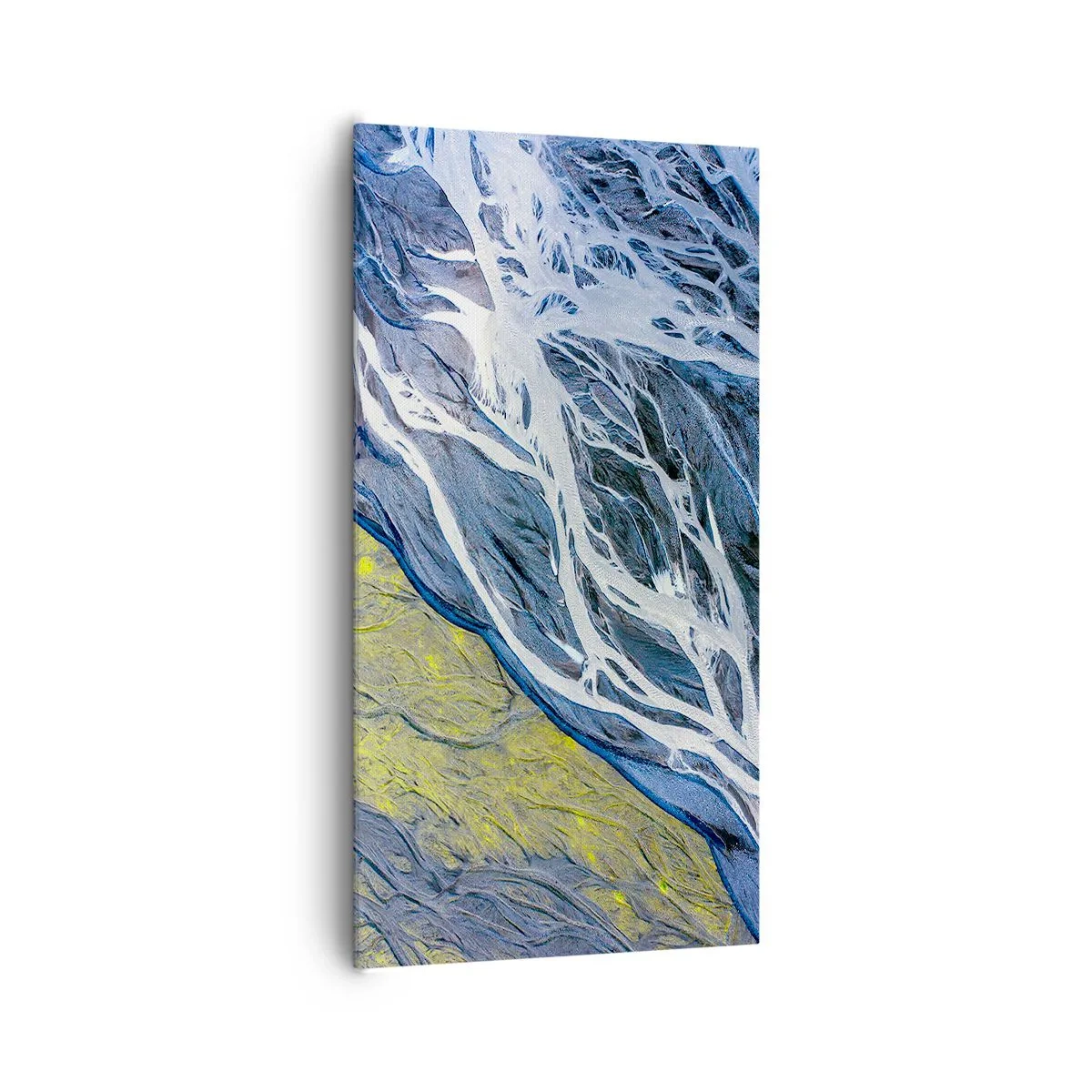 Bild auf Leinwand - Leinwandbild - Felsmalereien der Natur - 65x120 cm