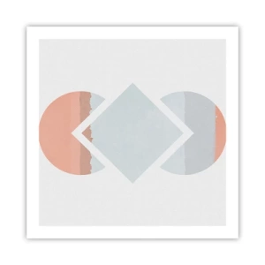 Poster - Die Situation ist klar - 60x60 cm