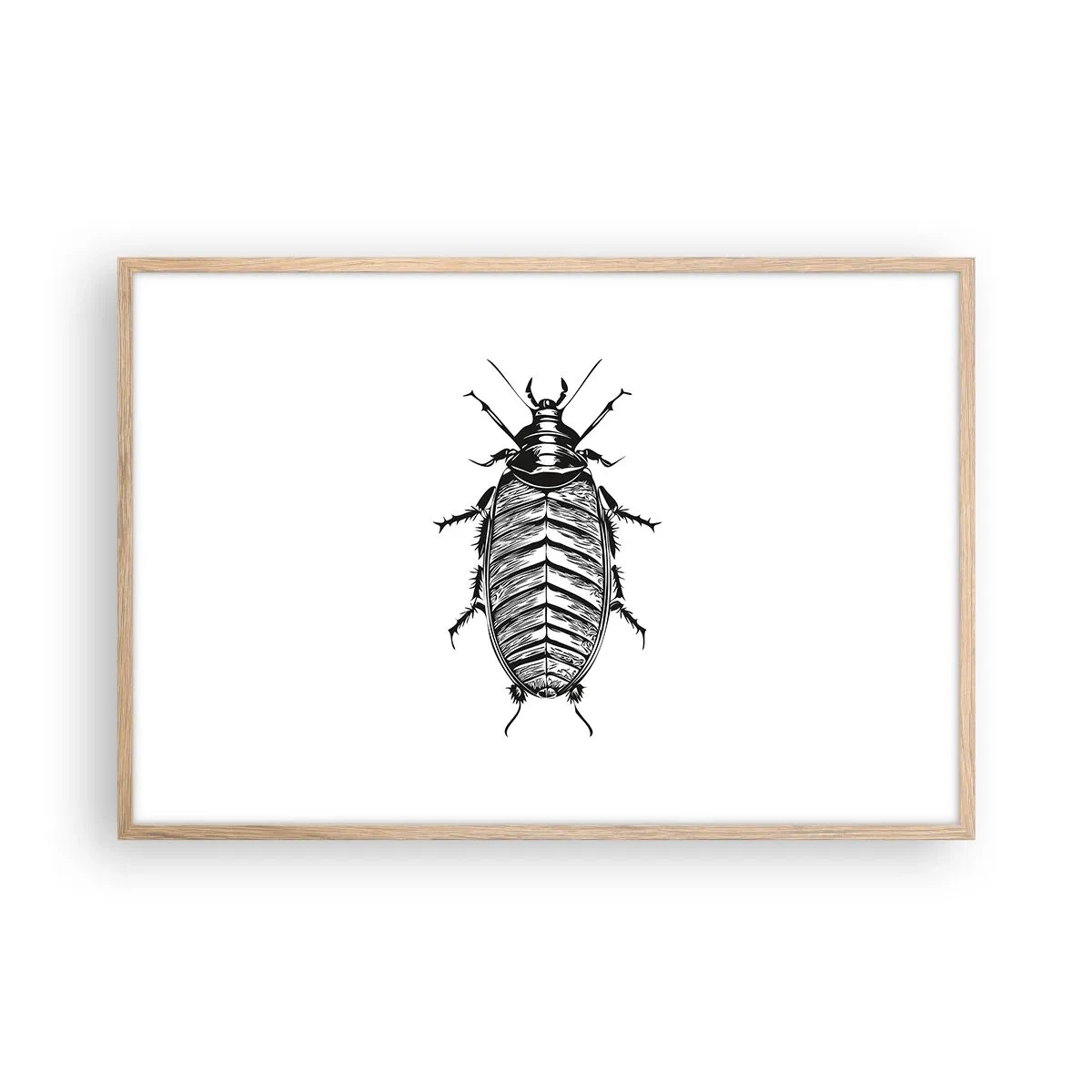 Poster in einem Rahmen aus heller Eiche - Was für ein Exemplar! - 91x61 cm