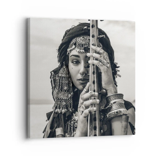 Bild auf Leinwand - Leinwandbild - Die Musik des Orients selbst - 30x30 cm