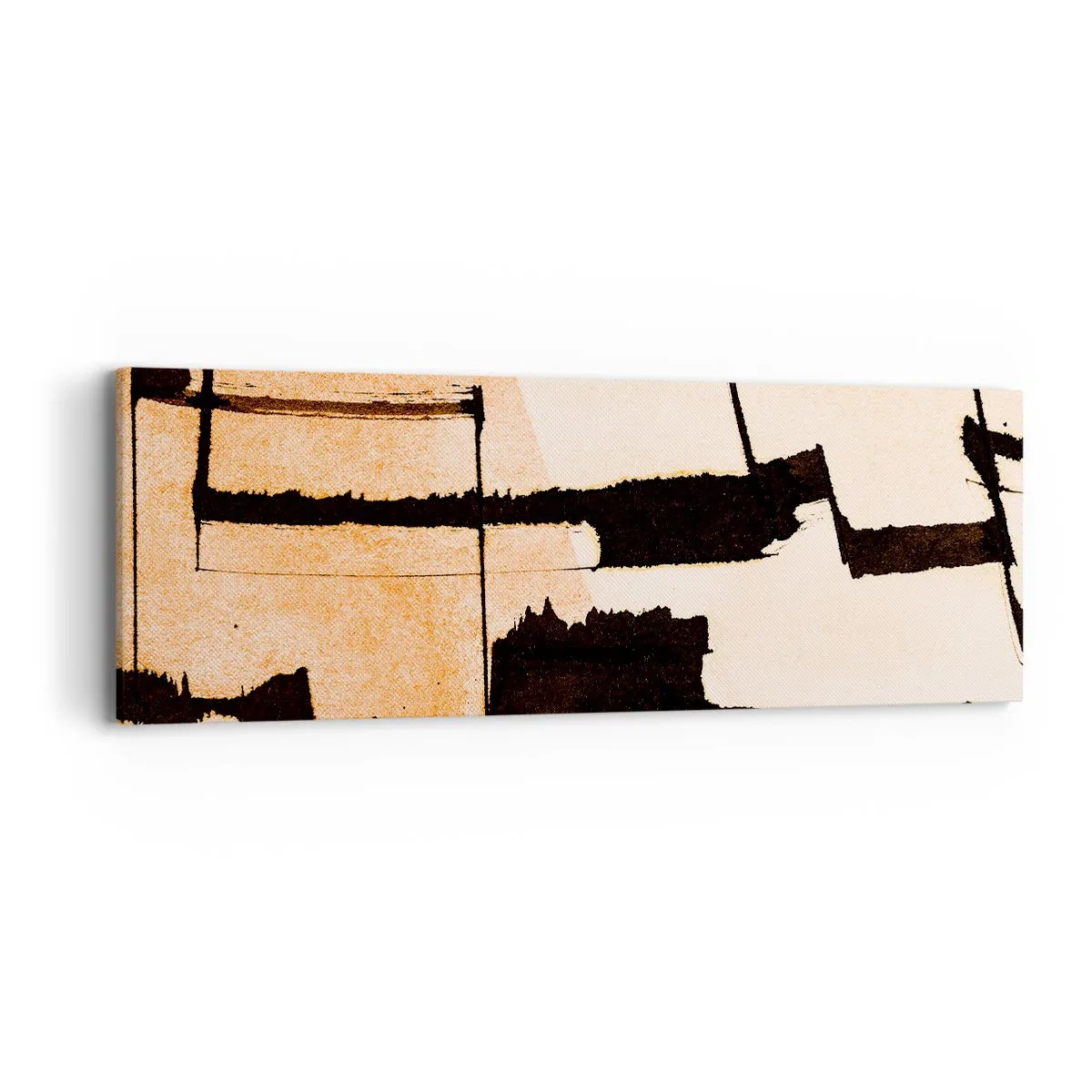 Bild auf Leinwand - Leinwandbild - Also doch Ordnung - 90x30 cm