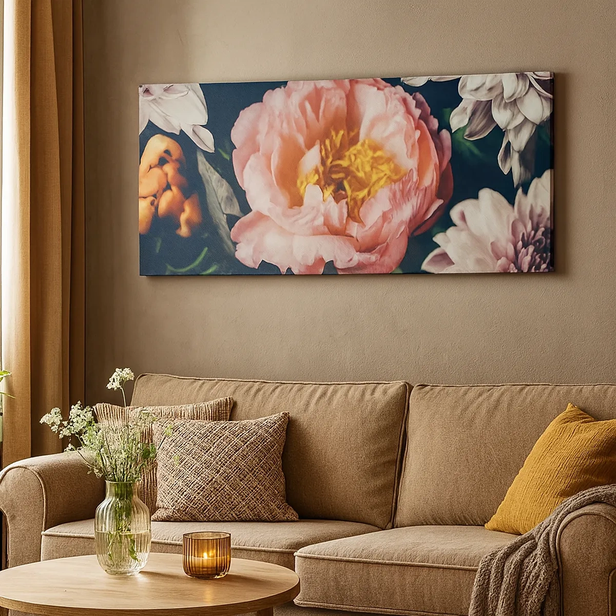 Bild auf Leinwand - Leinwandbild - Mit barocker Pracht - 30x30 cm