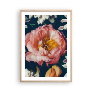 Poster in einem Rahmen aus heller Eiche - Mit barocker Pracht - 50x70 cm