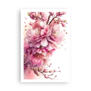 Poster - Kirschblütenblüte - 61x91 cm