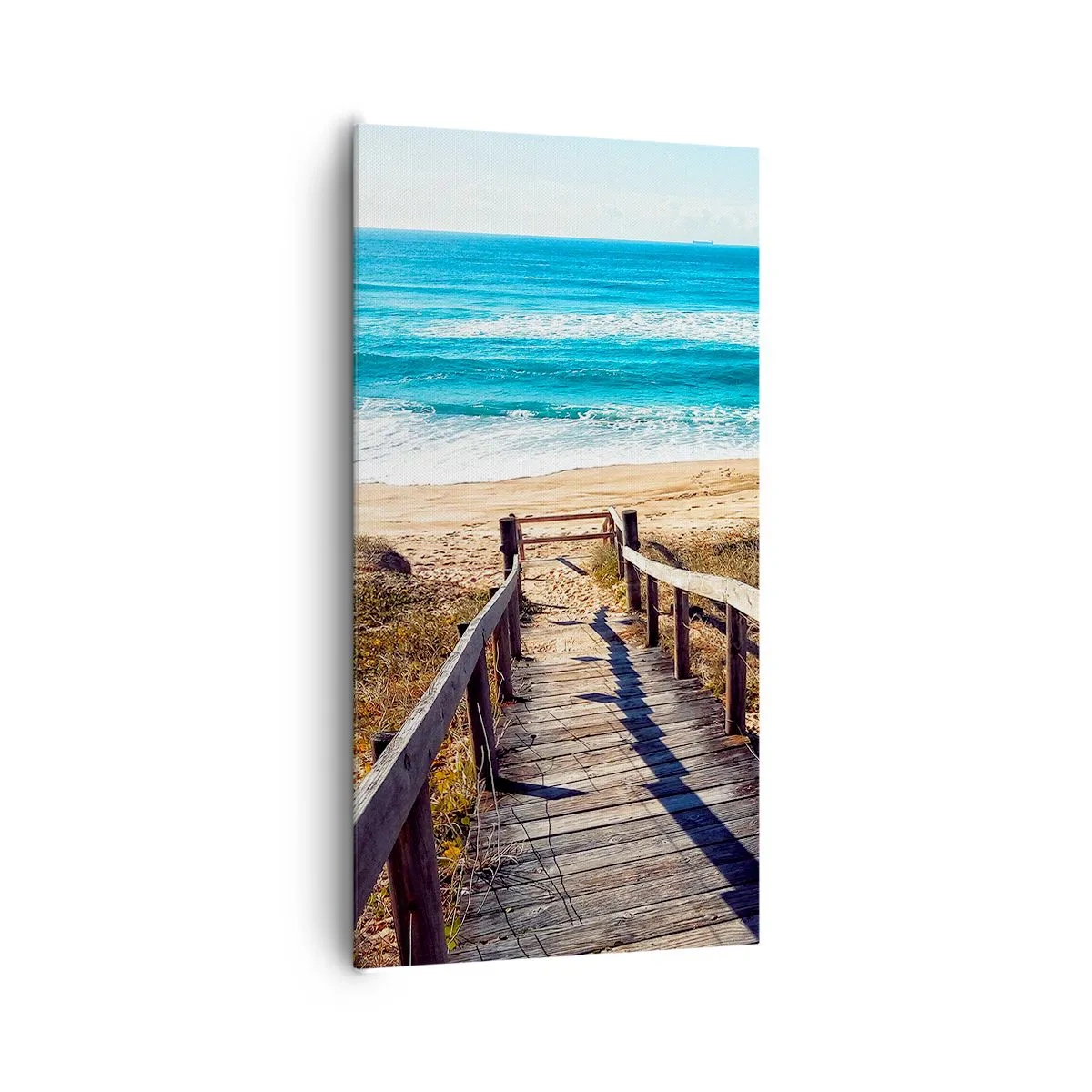 Bild auf Leinwand - Leinwandbild - Lauf! - 65x120 cm