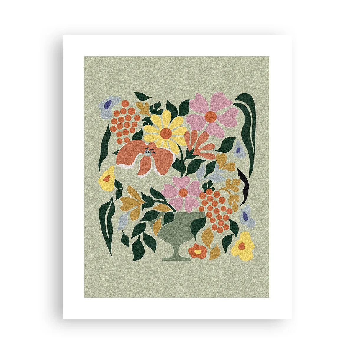 Poster - Strauß voller Leben - 40x50 cm