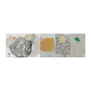 Fototapeten Muster Premium Sand - Organische Komposition - Abstraktion, Flecken, Malen - 100x30 cm