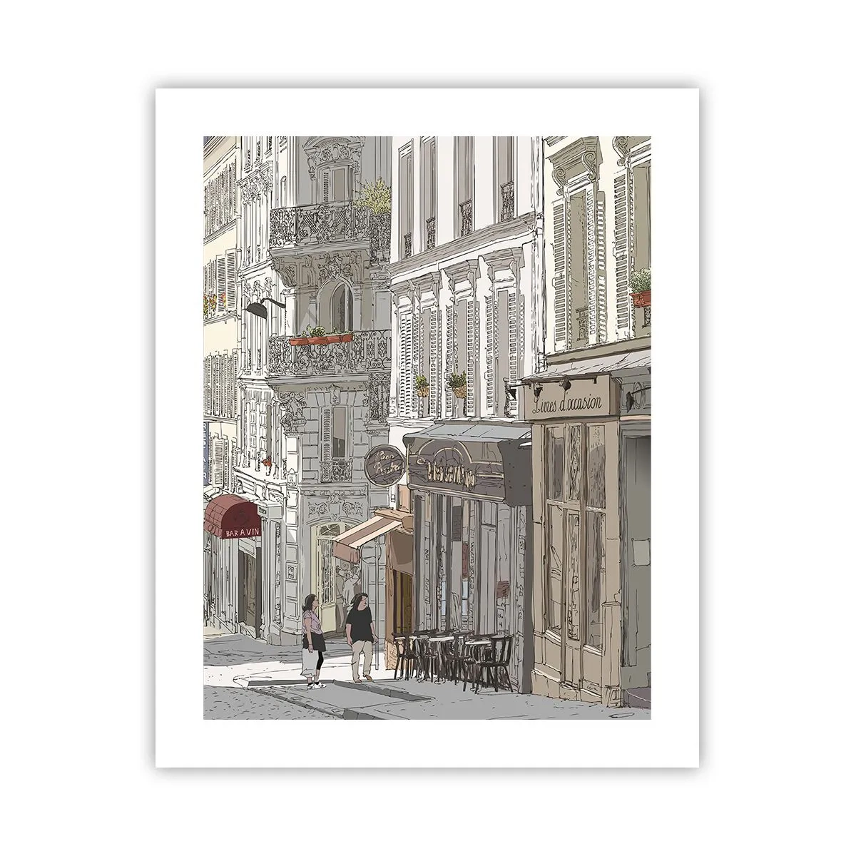 Poster - Stadtfreuden - 40x50 cm