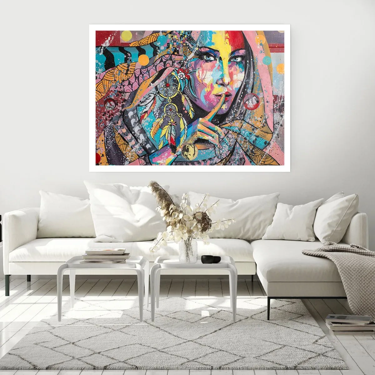 Poster - Sei still, bis du verstehst - 70x50 cm