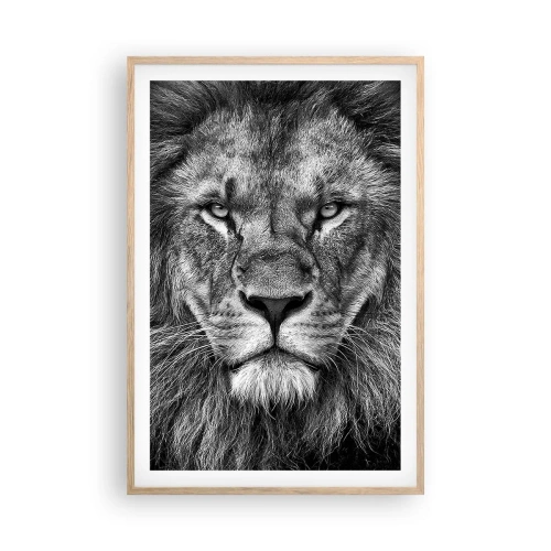 Poster in einem Rahmen aus heller Eiche - Im Krönungsgewand - 61x91 cm