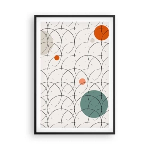 Poster in einem schwarzem Rahmen - Im Pop-Art-Geist - 61x91 cm