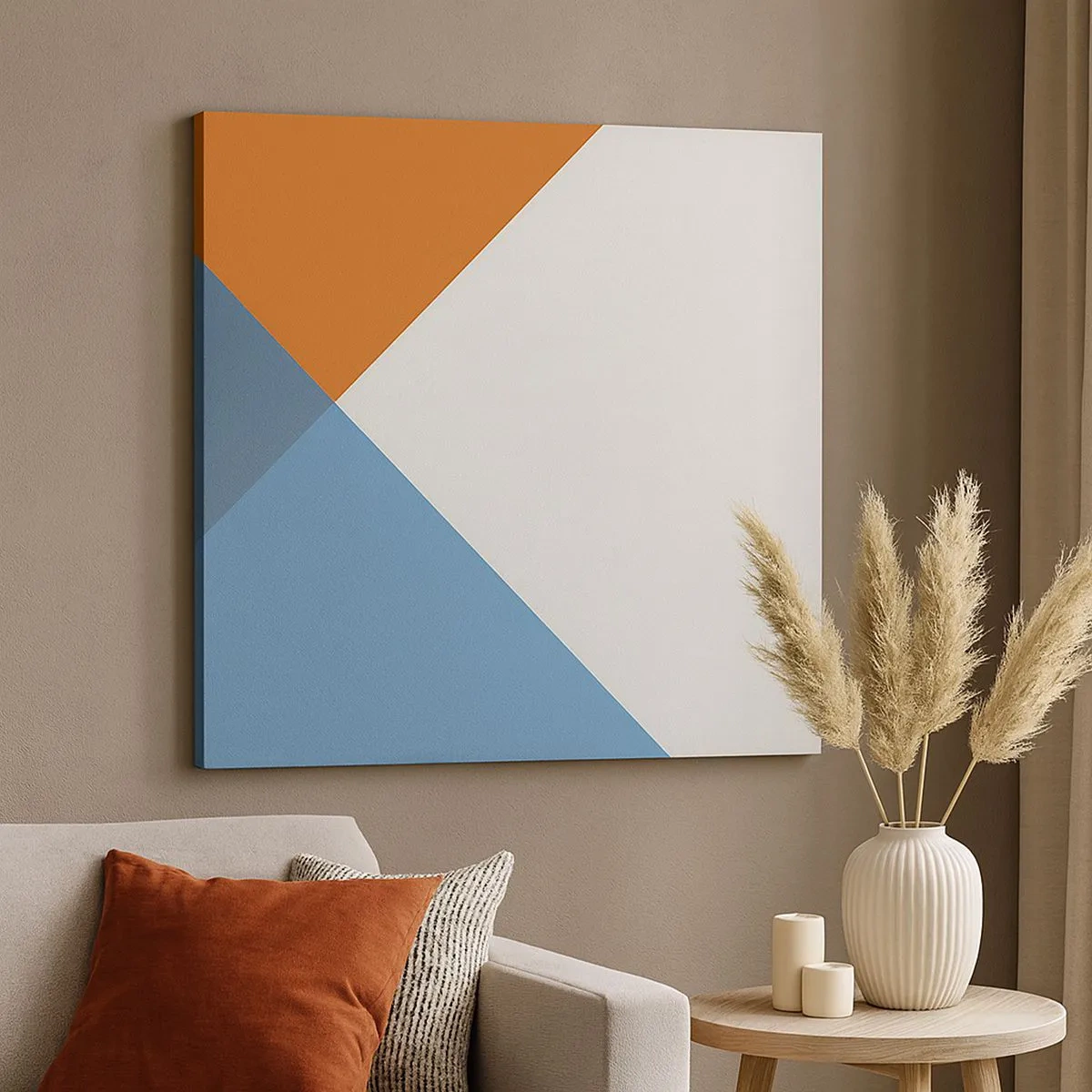 Bild auf Leinwand - Leinwandbild - In einem Winkel… - 30x30 cm