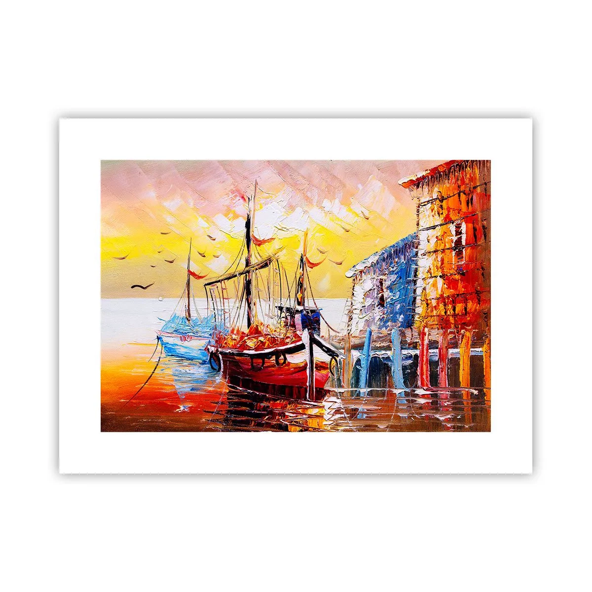 Poster - Glückliche Rückkehr - 40x30 cm