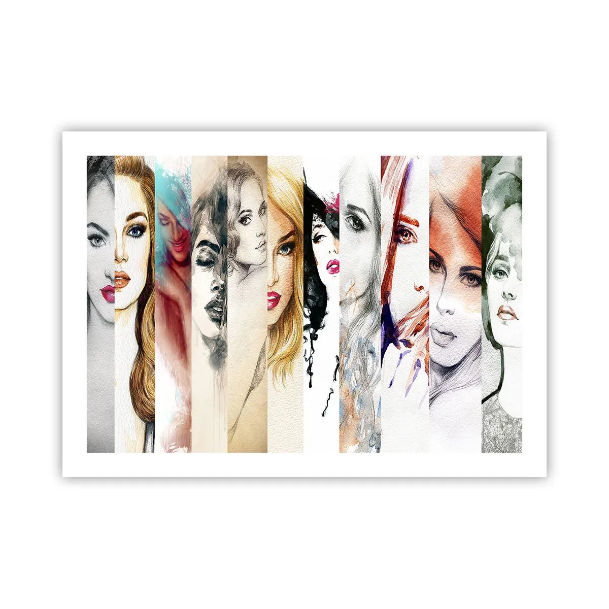 Poster - Und es ist immer DU - 70x50 cm