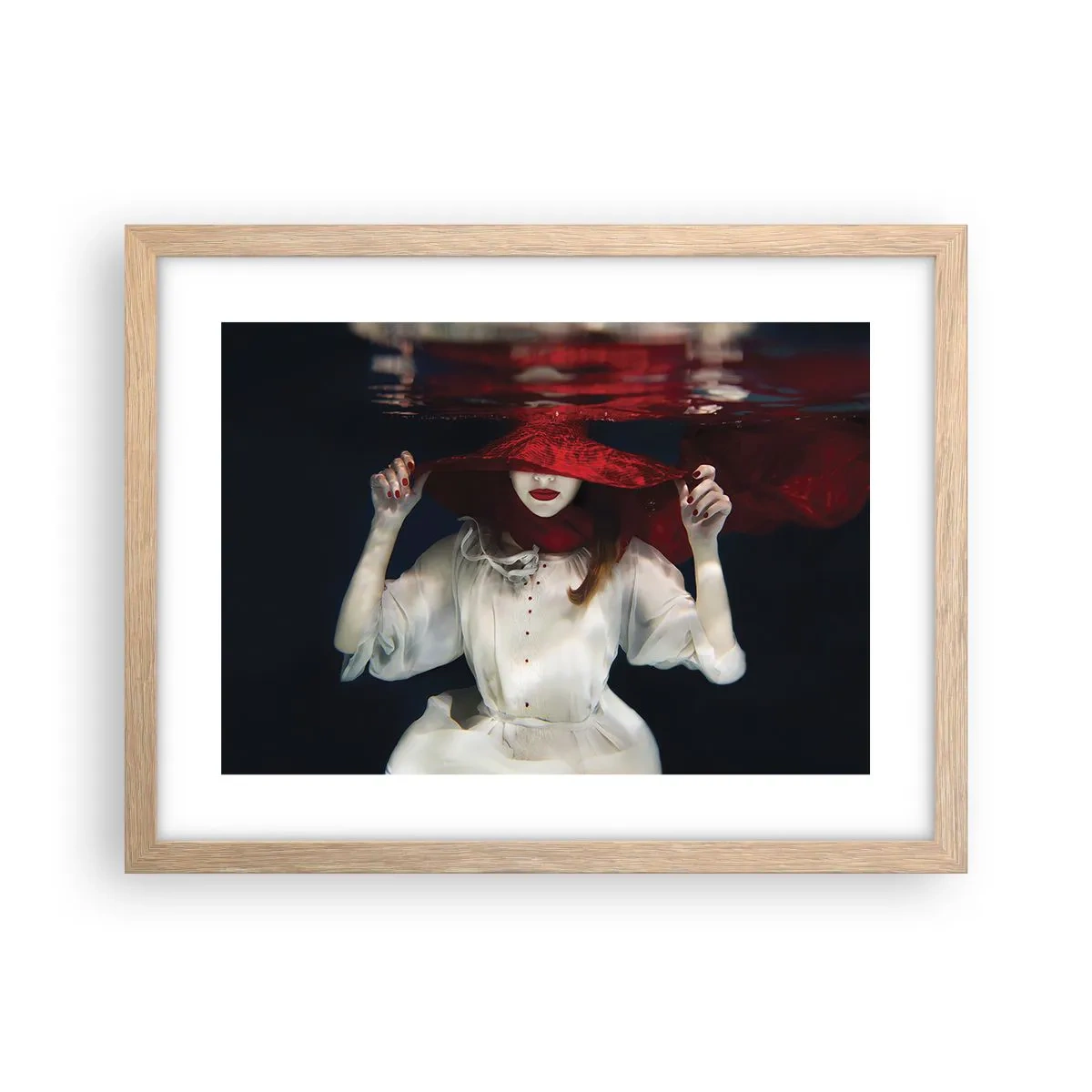 Poster in einem Rahmen aus heller Eiche - Boshafte Göttin in der slawischen Mythologie - 40x30 cm